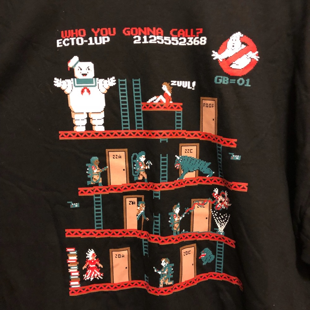 Ghostbusters tee fury shirt xxl new without tags